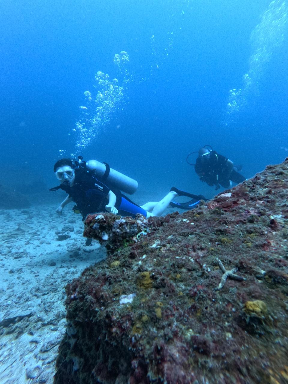 Divemaster course students at DiveKing, Trincomalee